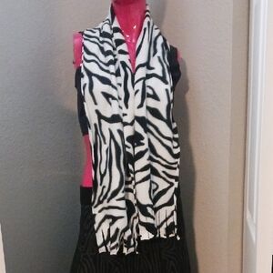 Zebra Print Scarf